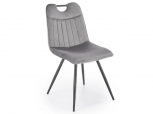Стул K-521 серый/черный