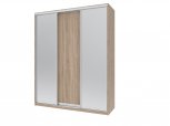 Шкаф-купе с зеркалом Дорос Сити Лайт 3 дверный 180 см
