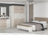 Модульная спальня Kim/Ким Mebel Service Дуб крафт белый/Санремо