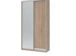Шкаф-купе с зеркалом Дорос Сити Лайт дуб сонома 2 дверный 120 см