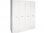 Шафа 4дв без дзеркал Міромарк Прованс 4 дверна білий 193 см