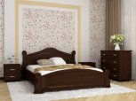 Кровать двуспальная деревянная Явито Венеция Массив Ольха / Ясень / Дуб 