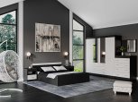 Модульная спальня Terra/Терра Киевский Стандарт Антрацит/Бетон