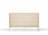 Комод Моно / Mono MKS154 Бежевий/золоті ніжки