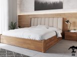 Кровать деревянная Лев Токио 50 с подьемным механизмом и нишей для белья массив Бук