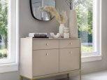 Комод Моно / Mono MKSZ104 Бежевий/золоті ніжки