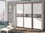 Шкаф-купе Комфорт мебель Модель-2 крашеный высокий глянец 3 дверный 270 см