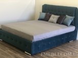 Кровать мягкая двуспальная Городок меблі Беатрис без подьемного механизма