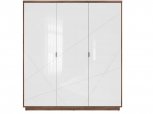 Шафа SZF3D BRW Poland Forn 3 дверна білий глянець 180 см