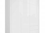 Шкаф SZF3D2S BRW Poland Holten 3 дверный белый 181 см