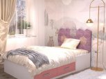 Кровать Холидей с мягкой панелью соты