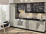 Модульная кухня Хай-тек цветная печать 