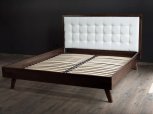 Кровать деревянная с мягкой вставкой Camelia Милана массив Бук