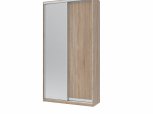 Шкаф-купе с зеркалом Дорос Сити Лайт дуб сонома 2 дверный 120 см