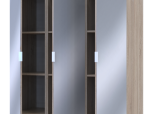 Шкаф Дорос Геллар дуб сонома 3 Зеркала 117 см