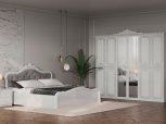 Модульная спальня Luiza/Луиза Миромарк Белый глянец