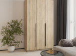 Шафа Mebelstar Оскар трьохдверна Дуб сонома 120 см