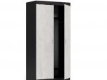 Шкаф 2д КС Терра 2 дверна графіт 100 см