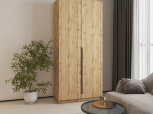 Шкаф Mebelstar Оскар двухдверный Дуб тахо 100 см