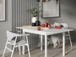 Стіл-трансформер Lunch Білий діамант/Білий