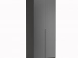 Шафа 2дв Міромарк Доні 2 дверна графіт сірий 90 см