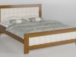 Ліжко двоспальне дерев'яне Явіто Енігма Масив Вільха / Ясен / Дуб 