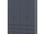 Шафа Дорос Гелар графіт 4-х дверна 155 см