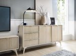 Комод беж песочный/пихта сканди Forest KSZ158