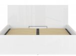 Кровать двуспальная BRW Poland LOZ/160/B Tetrix / Тетрикс с подьемним механизмом и нишей для белья ДСП