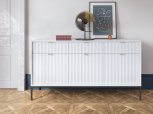 Комод Білий/Чорні ніжки KSZ154 Nova