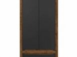 Шафа SZF2D1S BRW Poland Ruso 2 дверна чорний 104 см