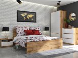 Спальня Nuis/Нуис BRW Poland №1 с шкафом 4D и комодом 3S