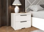 Тумба прикроватная деревянная DrevKO Нордон с 2 ящиками Эмаль