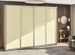 Шафа-купе Комфорт меблі скло фотодрук 4 дверна 400 см