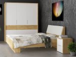 Модульная спальня Avanti/Аванти VMV Holding Дуб Крафт Золотой / Белая Платина