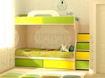 Кровать-чердак Dori-Lime
