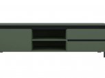 Тумба під ТВ RTV1K2So 1-дверна з 2 шухлядами Лаундж Зелений димчастий / Чорний