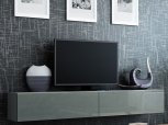 Тумба під ТВ Vigo/Віго RTV180 Сірий мат/Сірий глянець Cama Ширина 180 см