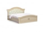 Кровать без ламелей с мягким изголовьем Милано