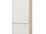 Шафа 4Д Мебель Сервіс Тіпс 2 дверна білий 85 см