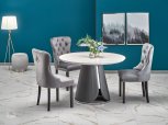 Стол Remigio белый мрамор/серый