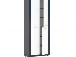 Шкаф КС Лилия 2 дверный антрацит 80 см