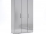 Шкаф 3дв Миромарк Меги 3 дверный шиншила серая 135 см