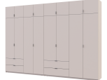 Шкаф для одежды Дорос Лукас кашемир 8 дверный 340 см