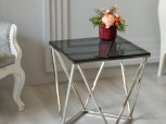 Стол кофейный CP-2 тонированный + серебро
