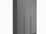 Шкаф 3дв Миромарк Дони 3 дверный графит серый 135 см
