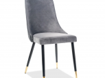 Стул Piano Velvet серый
