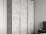 Шкаф Морели R-0015 Рамо 3 дверный бетон с полками 150 см