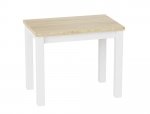 Стол-трансформер Dinner Дуб сонома/белый 2