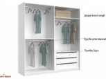 Шафа-купе 1.5 з дзеркалом Фемелі 8